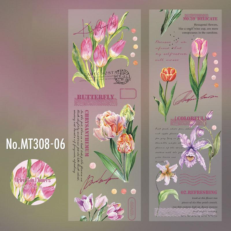 MT308|花 植物 バラ アジサイ ヒマワリ シダ マーガレット チューリップ