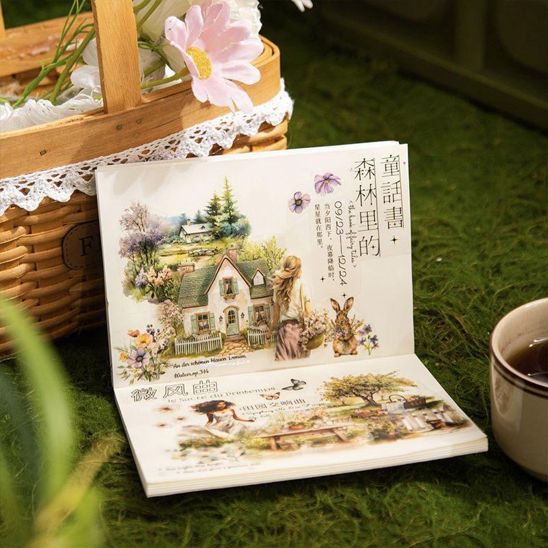 人物・女性・ピクニックのPETロールシール