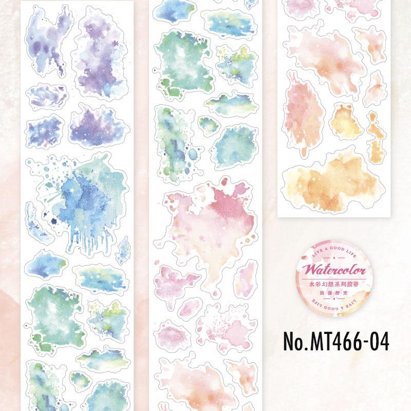 MT466|水彩 インク 滲み ぼかし おしゃれ 和紙