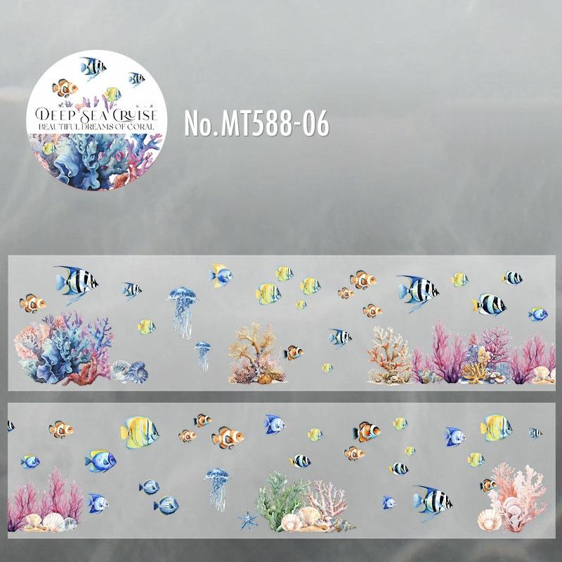 MT588|海中 魚 珊瑚 海 海中 水中 砂浜 サンゴ 珊瑚礁 サンゴ礁
