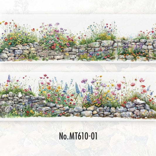 MT610|石垣 石積 壁 レンガ 塀 垣根 フェンス 囲い 石崖 石壁
