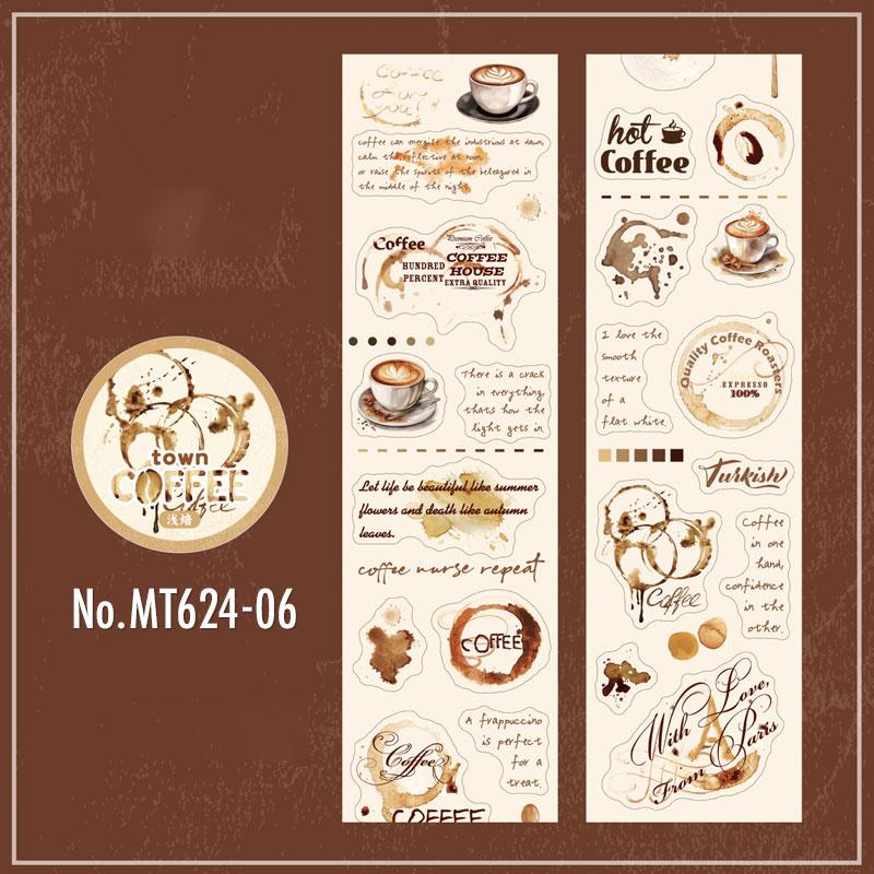 MT624|コーヒー 珈琲 カフェ 珈琲豆 喫茶店 英語 フレーズ アルファベット