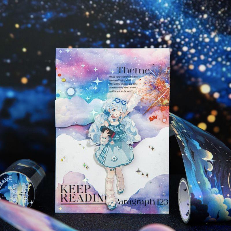 星空・宇宙・装飾のロールシール