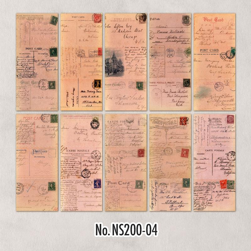 NS200|紙物素材 タグ 楽譜 手紙 チケット