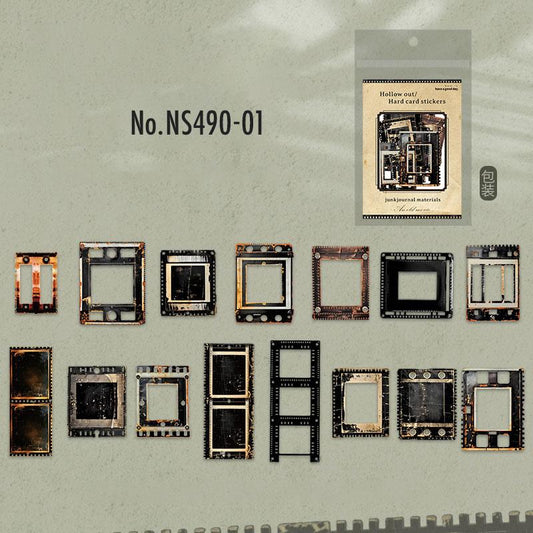 NS490|紙物素材 カメラ フィルム フレーム 額縁 枠 額