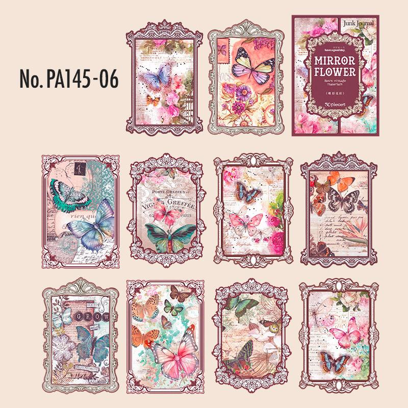 PA145|紙物素材 ミラー 額縁 鏡 フレーム