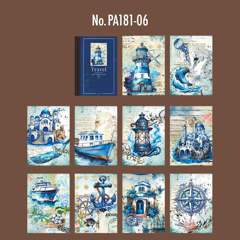 PA181|紙物素材 建物 建築物 観光地