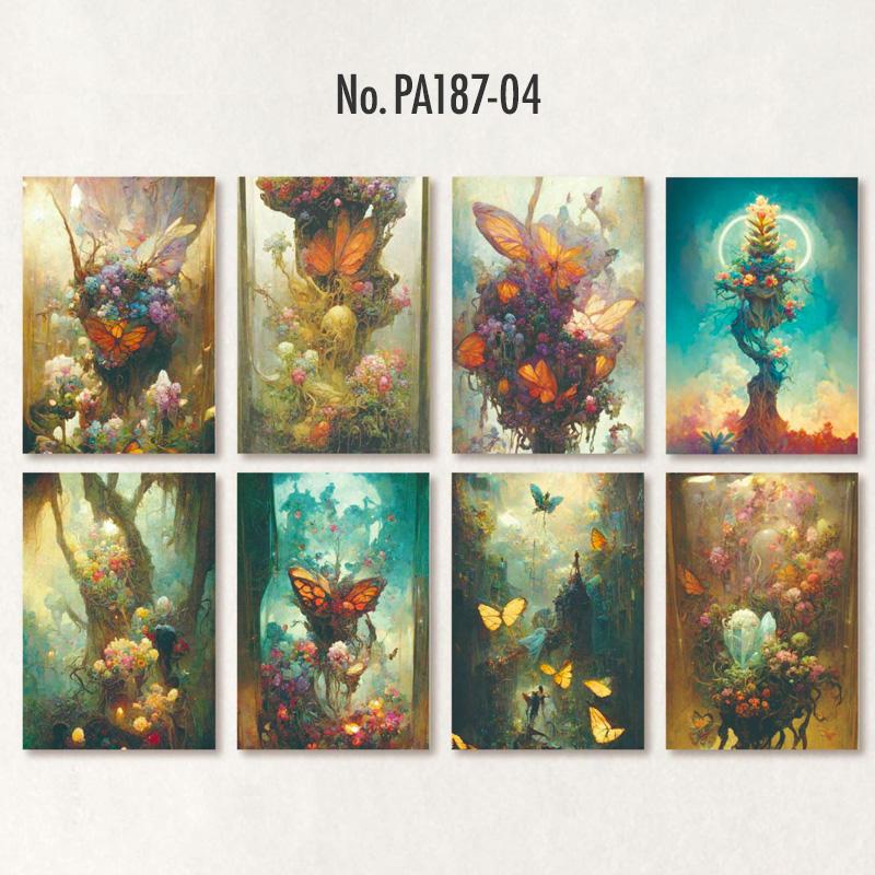 PA187|紙物素材 童話の世界