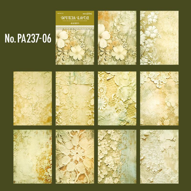 PA237|紙物素材 レース