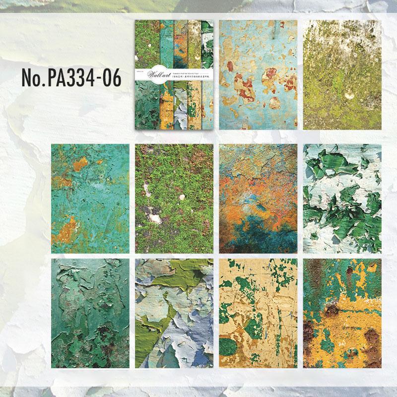 PA334|紙物素材 テクスチャ レンガ ペンキ