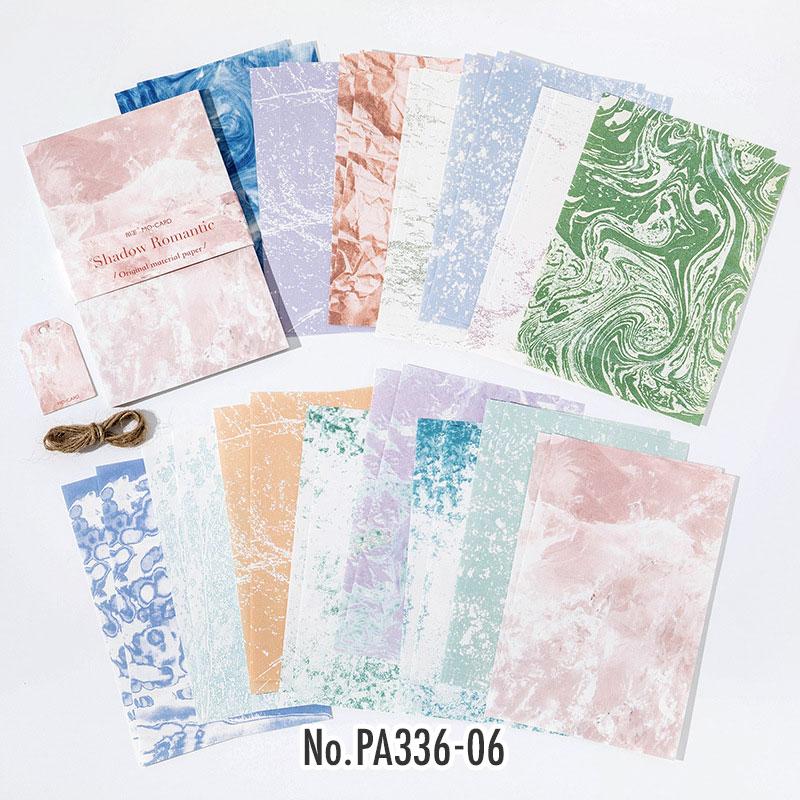 PA336|紙物素材 マーブル 水面 大理石 模様
