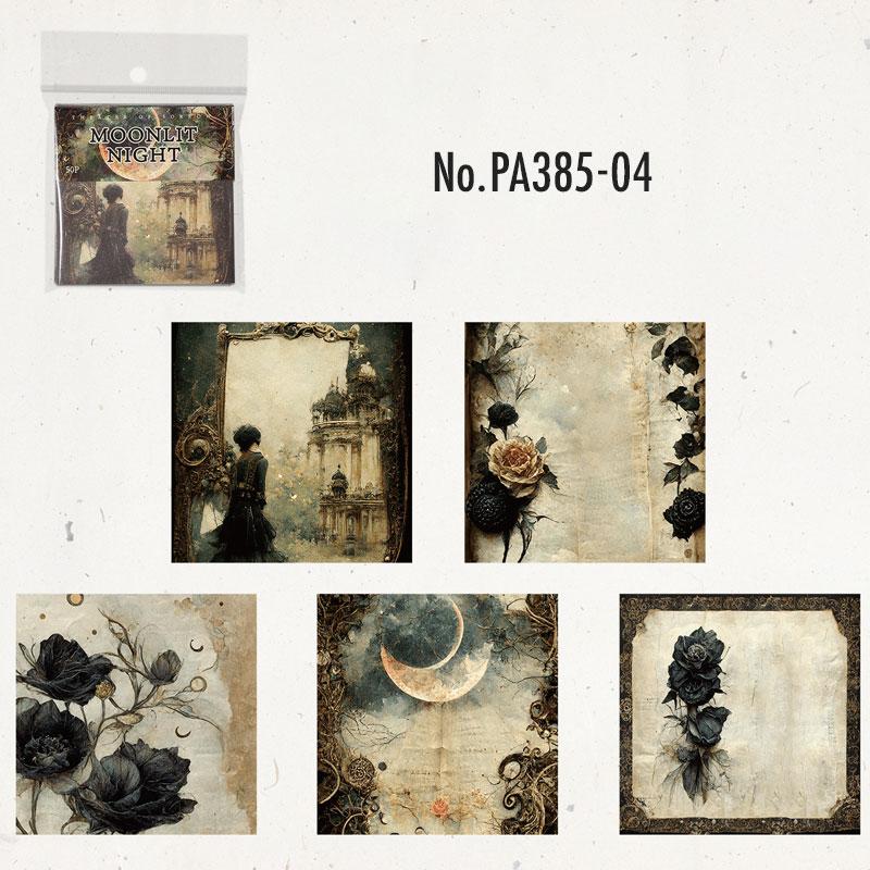PA385|紙物素材 バラ ローズ 薔薇