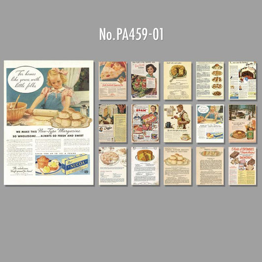 PA459|紙物素材 英字 新聞 人物 英語