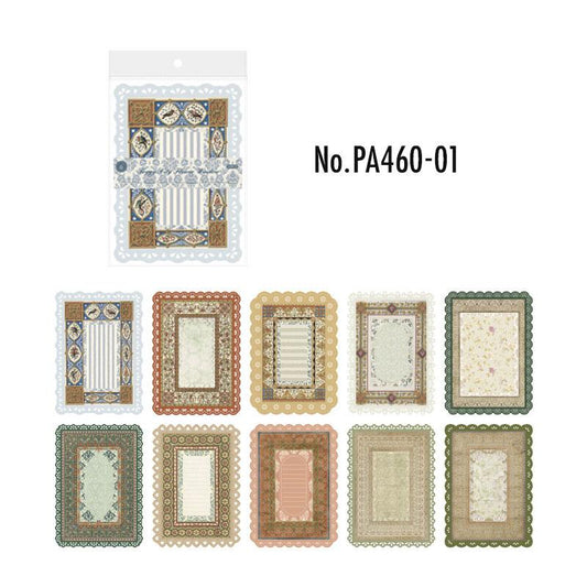 PA460|紙物素材 便箋 レース