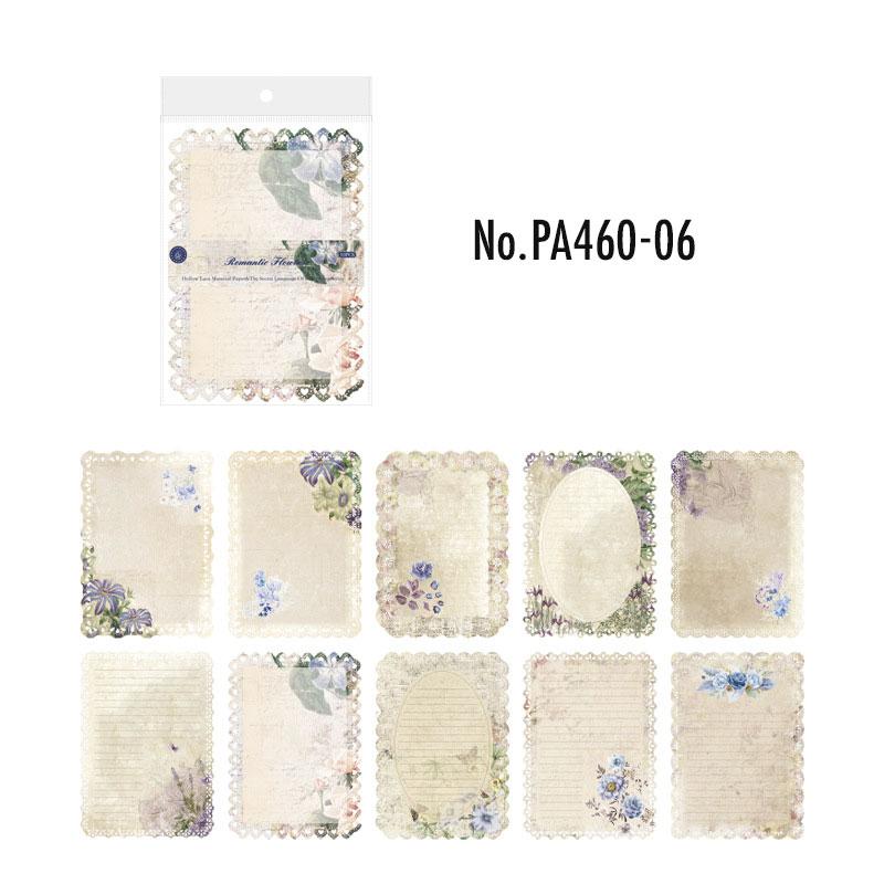 PA460|紙物素材 便箋 レース