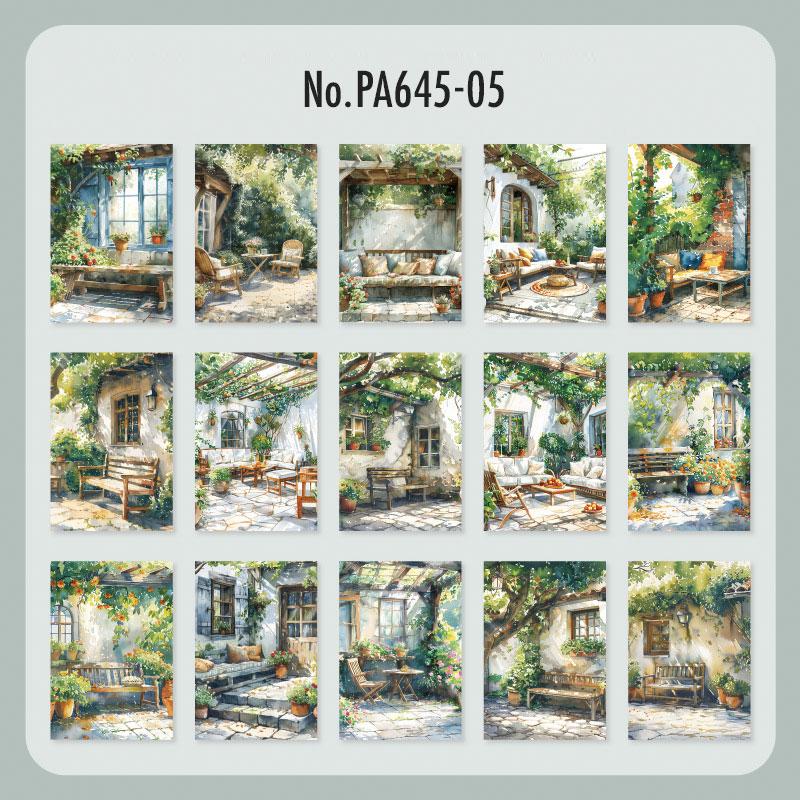 PA645|風景 室内 景色 リビング ソファ チェア