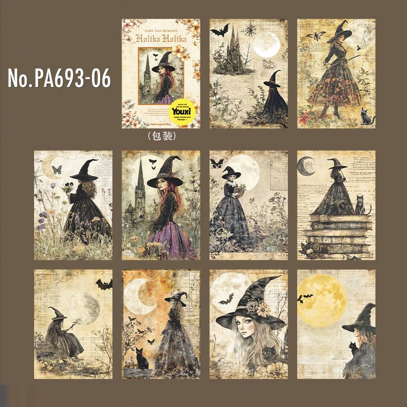 PA693|童話 人物 女性 アリス 人魚 赤ずきん 白雪姫 エルフ 妖精 魔女