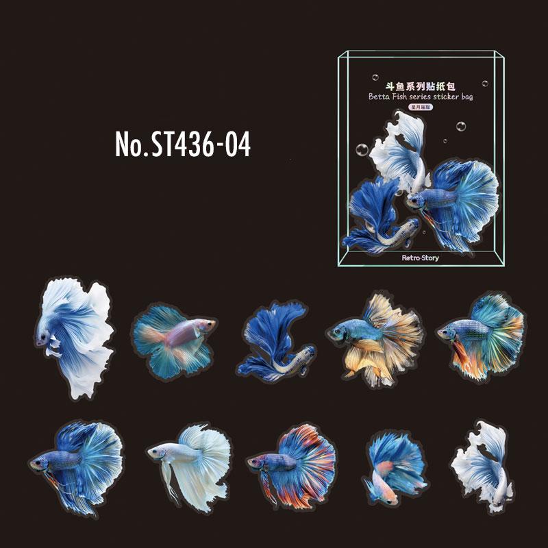 ST436|シール 熱帯魚 魚