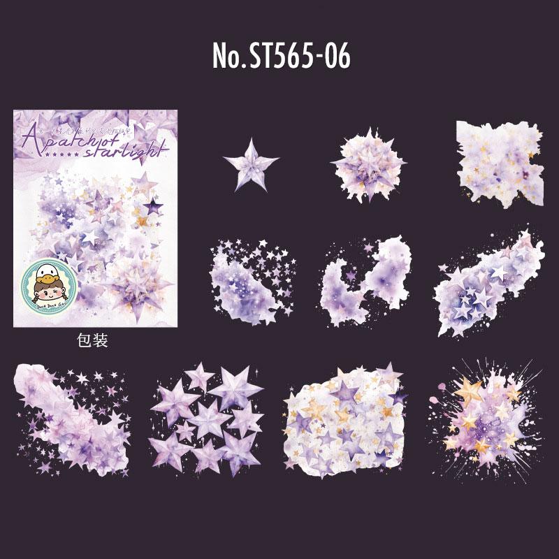 ST565|シール 星 スター 雲 キラキラ アクセント 装飾