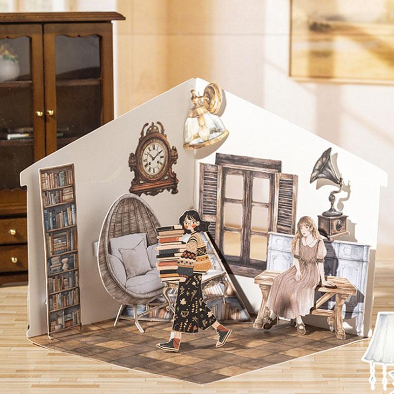 家具・建具・ライトのコラージュシール