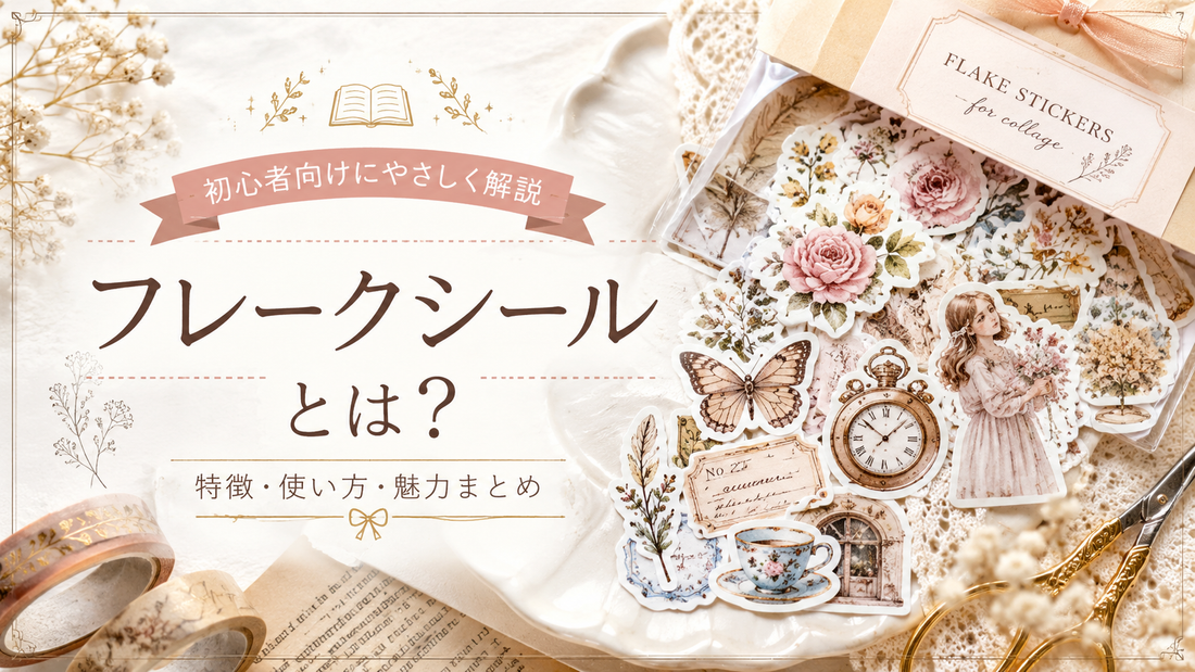 フレークシールとは？特徴や使い方を初心者向けにわかりやすく解説
