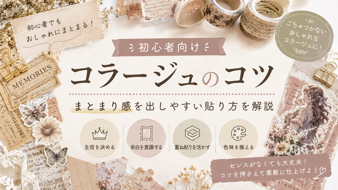 コラージュをおしゃれに見せるコツ10選｜初心者でもまとまるレイアウトの基本