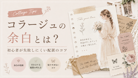 コラージュの余白とは？初心者が失敗しにくい配置のコツ