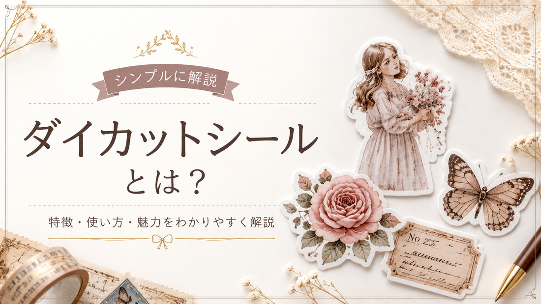 ダイカットシールとは？特徴や使い方を初心者向けにわかりやすく解説