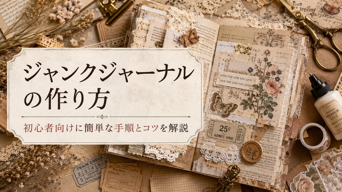 ジャンクジャーナルの作り方｜初心者向けに簡単な手順とコツを解説