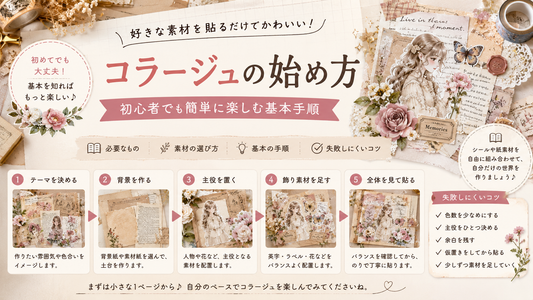 コラージュの始め方｜初心者でも簡単に楽しむ基本手順