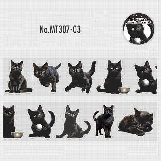 動物・猫・写真のカットライン入りPETロールシール