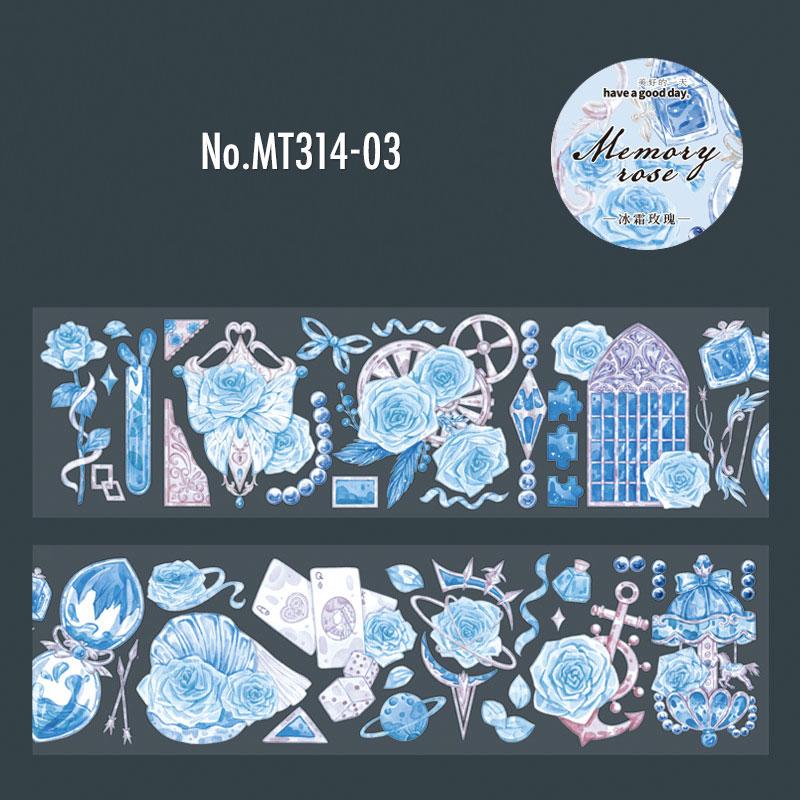 MT314 バラ ローズ かわいい 薔薇 小物 PET マステ ロールシール – Memento
