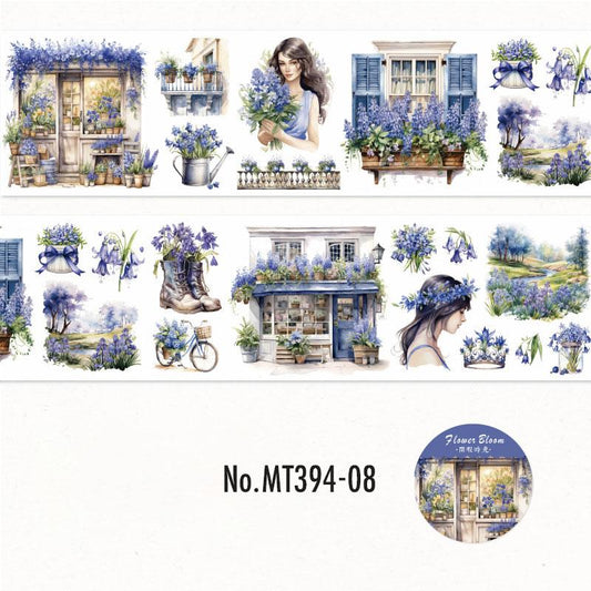 人物・女性・花のロールシール