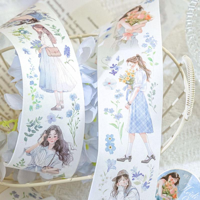 MT399｜女の子 女性 人物 和紙 – Memento