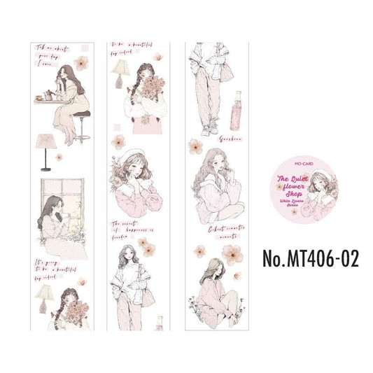 人物・女性のPETロールシール