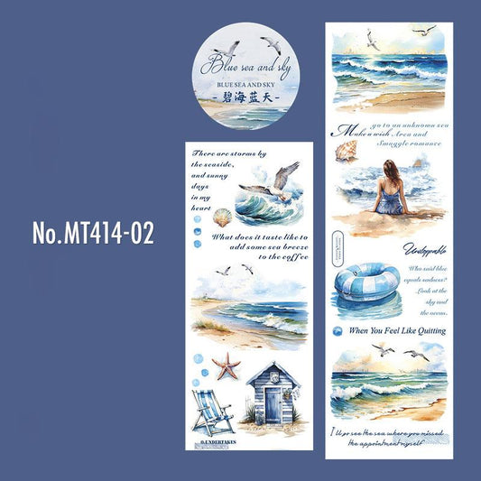 海・夏・サーフのロールシール
