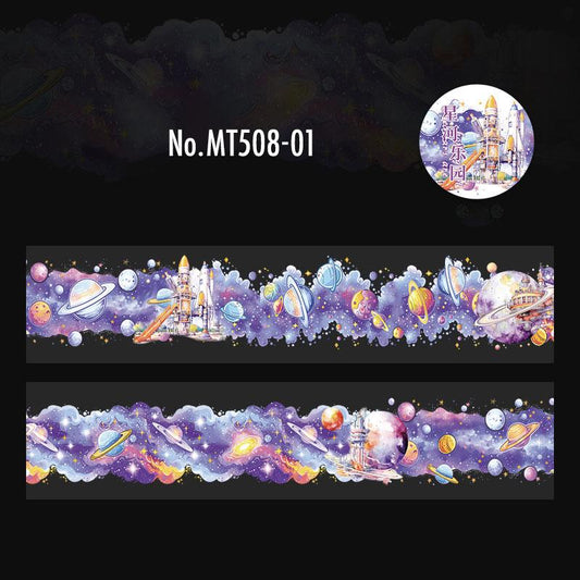 MT508｜宇宙 星 月 惑星 宇宙飛行士 ロケット スペース シャトル