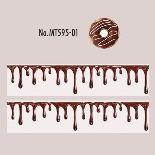 MT595｜ドーナツ ケーキ スイーツ チョコレート チョコスプレー ジャム シロップ ソース