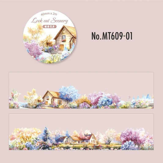 風景・桜・ショップのPETロールシール
