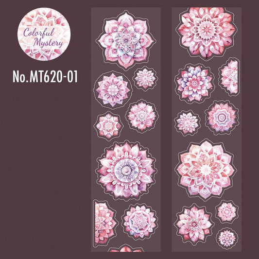 MT620｜装飾 曼荼羅 曼陀羅 飾り 花 フラワー 模様