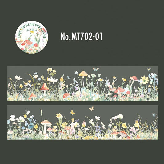 MT702｜キノコ 花 カラフル きのこ マッシュルーム