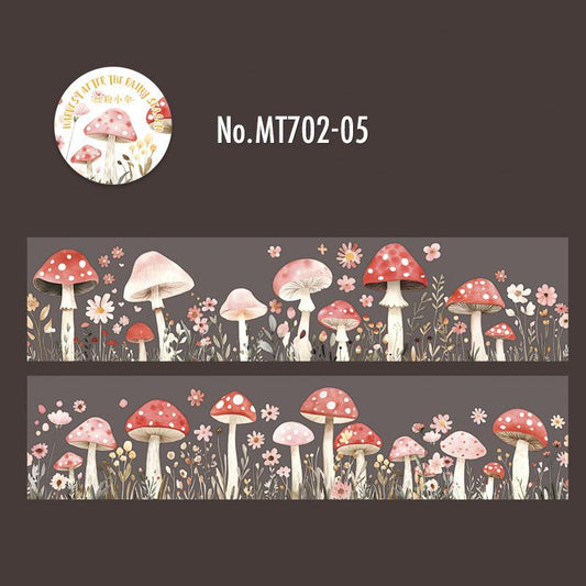 キノコ・花のPETロールシール