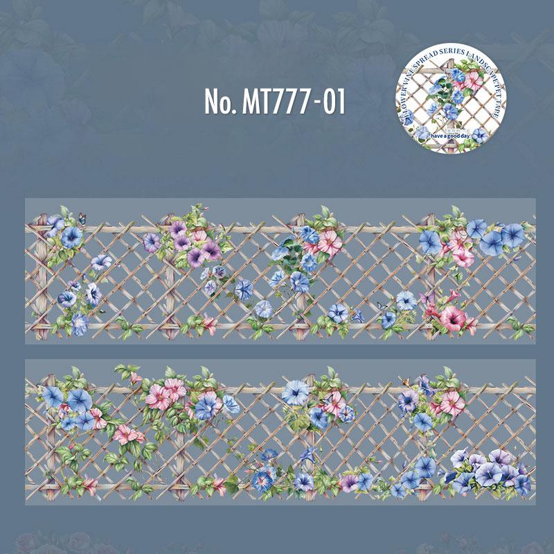 MT777｜フェンス 柵 お城 手すり 手摺り バラ アサガオ 蔦