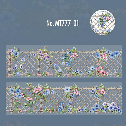 MT777｜フェンス 柵 お城 手すり 手摺り バラ アサガオ 蔦