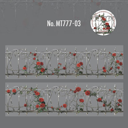 MT777｜フェンス 柵 お城 手すり 手摺り バラ アサガオ 蔦