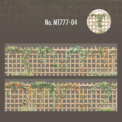 MT777｜フェンス 柵 お城 手すり 手摺り バラ アサガオ 蔦