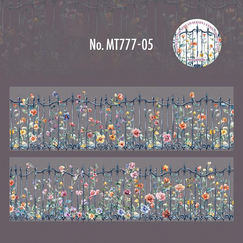 MT777｜フェンス 柵 お城 手すり 手摺り バラ アサガオ 蔦