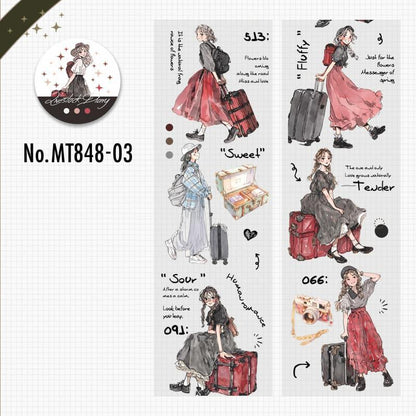 MT848｜人物 女性 仕事 休日 日常 旅行 カフェ