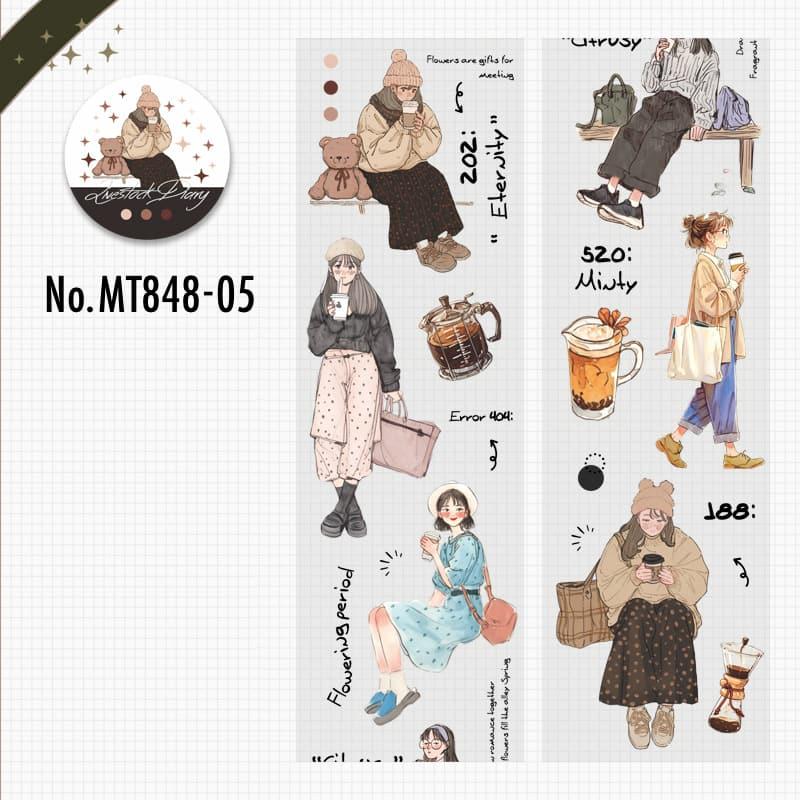 MT848｜人物 女性 仕事 休日 日常 旅行 カフェ