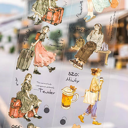 MT848｜人物 女性 仕事 休日 日常 旅行 カフェ